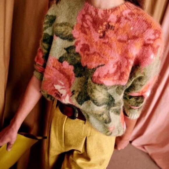 Sezane Sweaters - Sezane FLEUR JUMPER Size M